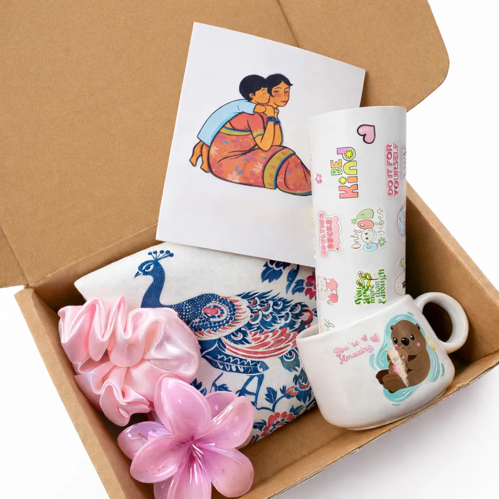 Gift Hamper for Mom Combo of 6| Birthday, Self-Care & Anniversary Gift| 4 Themes(Pink)