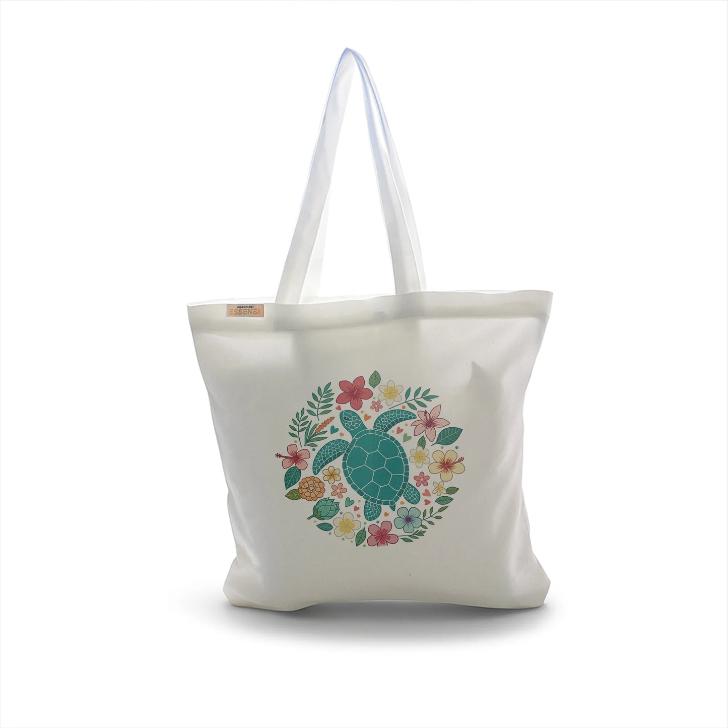 Canvas Tote Bag for Men & Women | 220 GSM Cotton, Premium Zipper, Coin Pouch| Coral