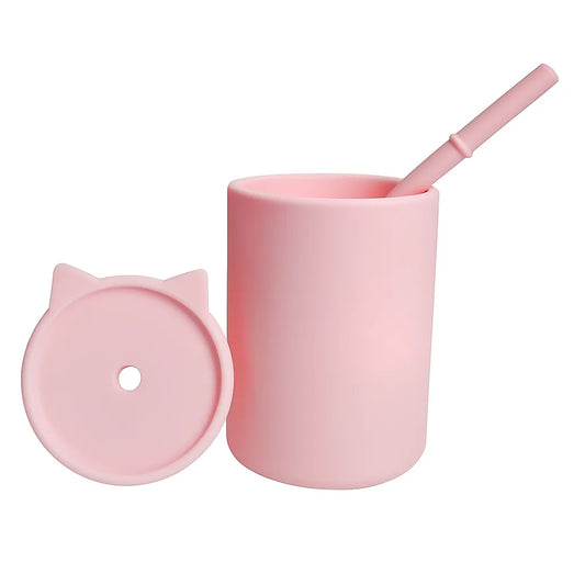2-in-1 Silicone Sipper Cup for Babies and Toddlers, BPA-Free
