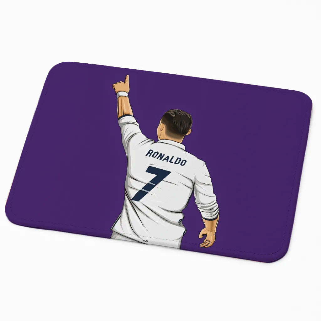 9x7 Inch Anti-Fray Mousepad for Students & Professionals | Non-Slip | Ronaldo