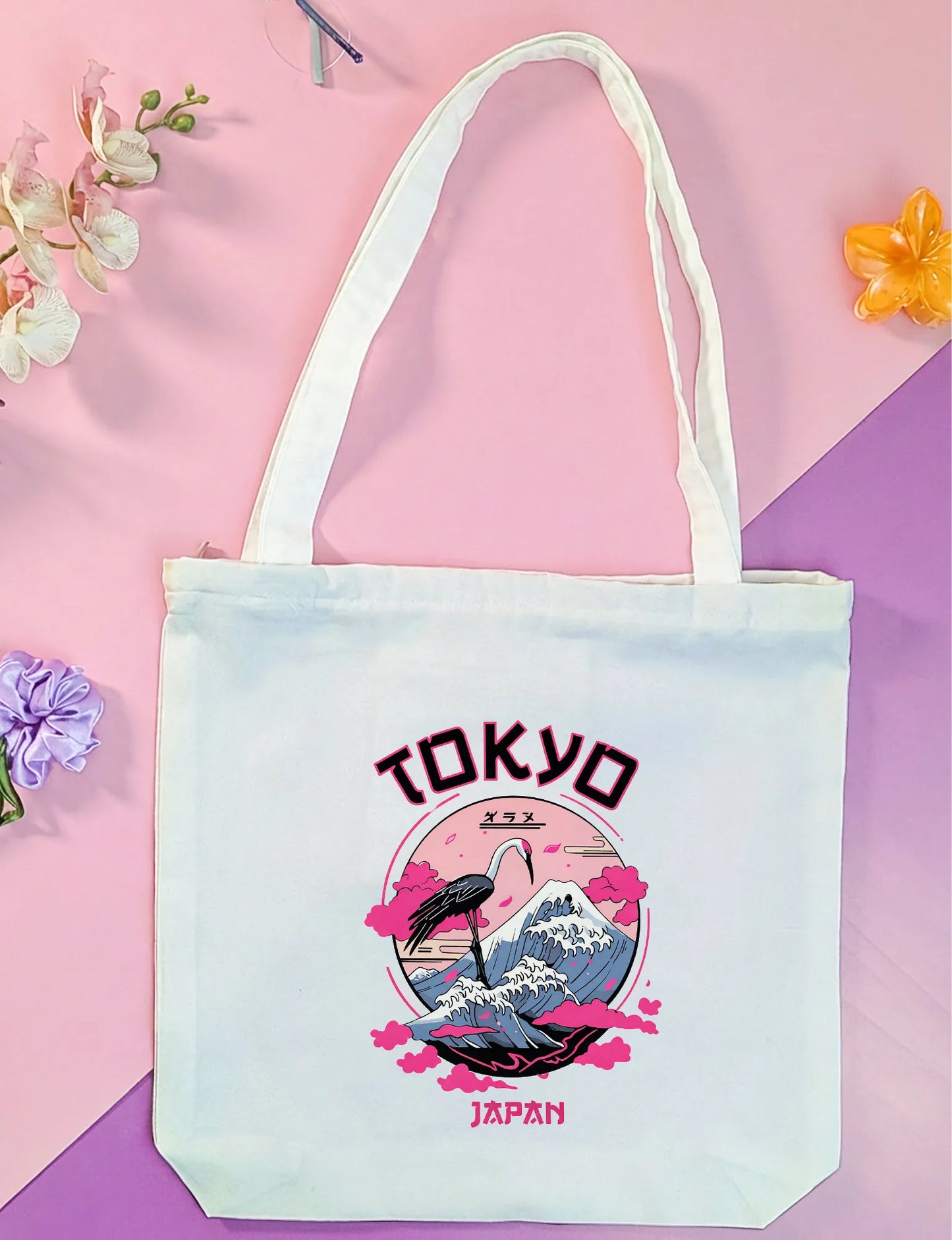 Canvas Tote Bag for Men & Women | 220 GSM Cotton, Premium Zipper, Coin Pouch| Tokiyo
