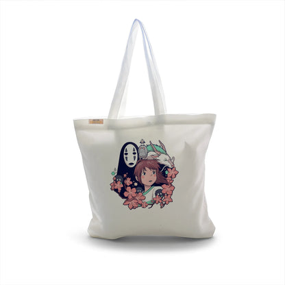 Canvas Tote Bag for Men & Women | 220 GSM Cotton, Premium Zipper, Coin Pouch (Spirited)